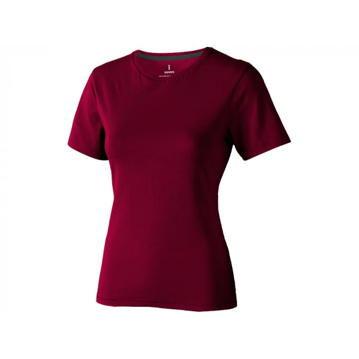 Nanaimo женская футболка с коротким рукавом, бургунди