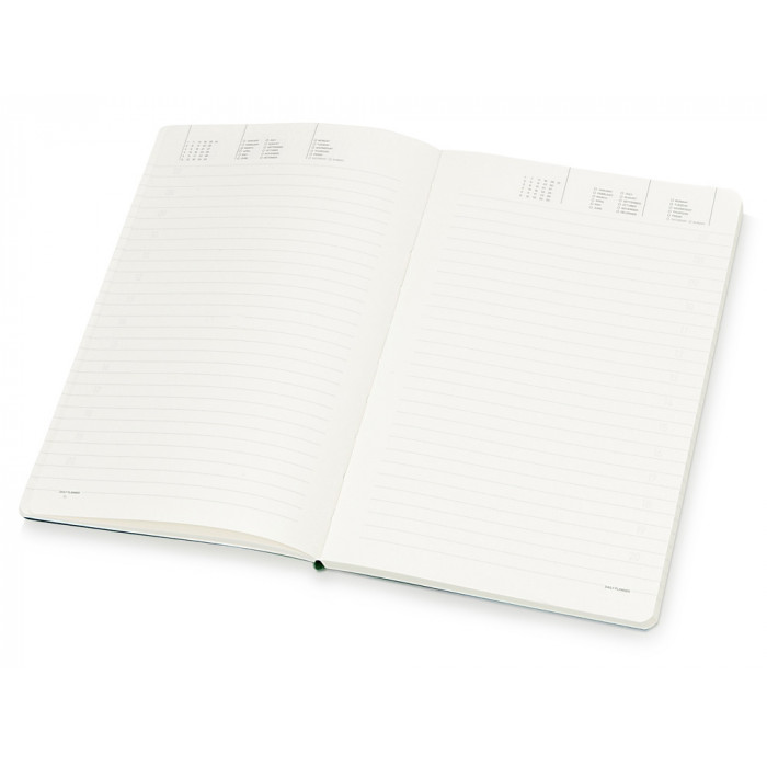 Ежедневник А5 недатированный Megapolis Velvet Flex, синий флуор