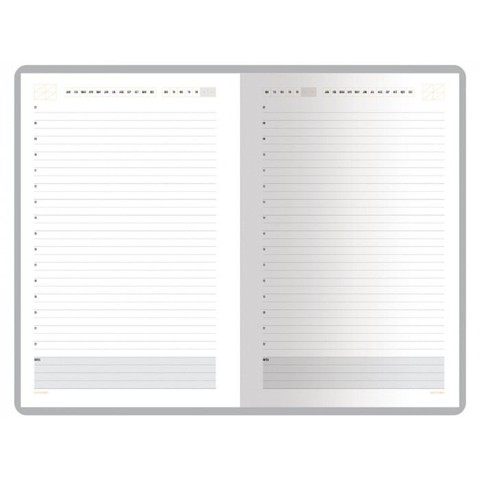 Ежедневник А5 недатированный Mercury, темно-зеленый