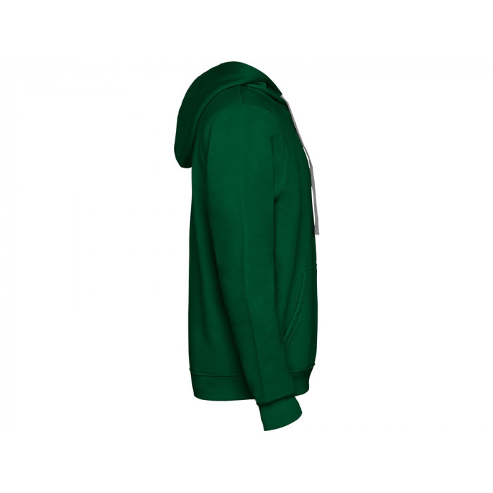 Толстовка с капюшоном Urban мужская, бутылочный/серый меланж