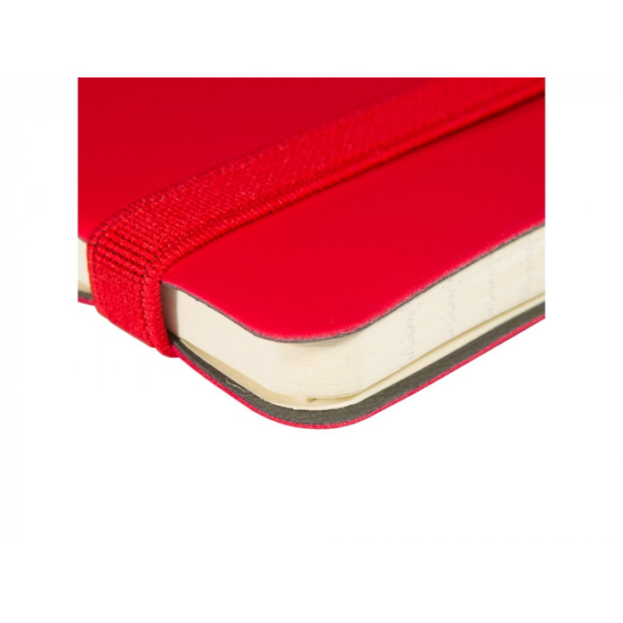 Блокнот А5  City Flex на резинке, красный