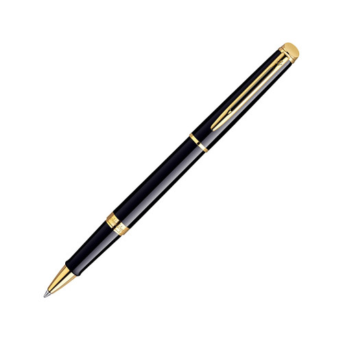 Ручка роллер Waterman Hemisphere, цвет: Mars Black/GT, стержень: Fblk