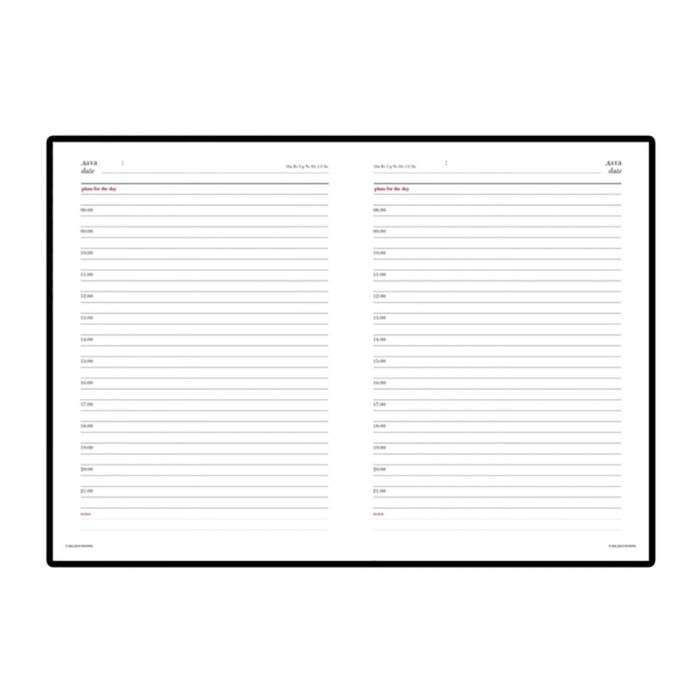 Ежедневник недатированный А6+ Velvet, зефирный розовый