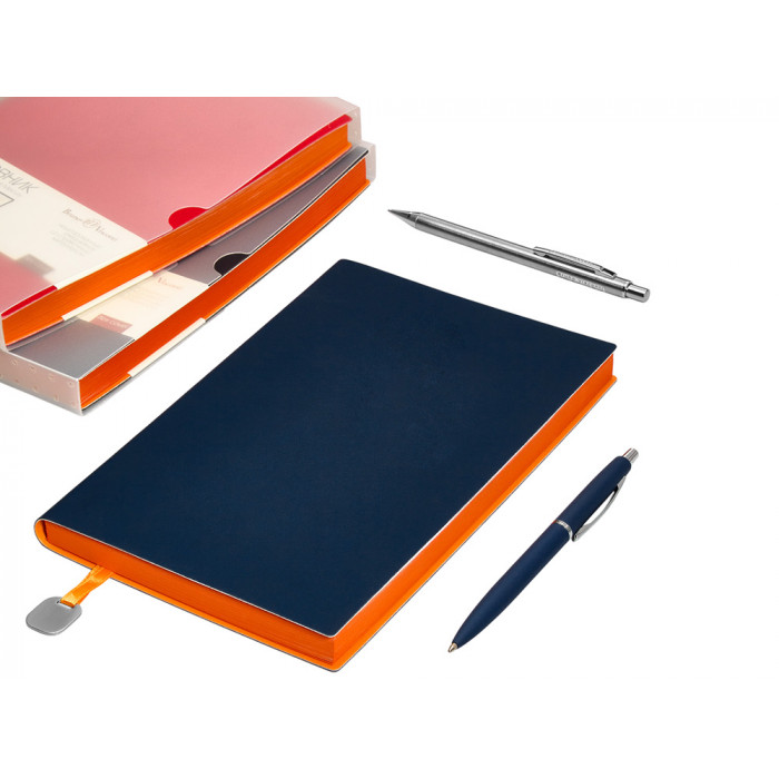 Ежедневник А5 недатированный Mercury, темно-синий