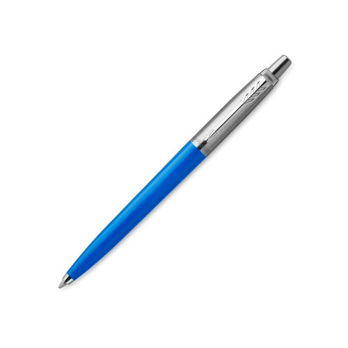 Шариковая ручка Parker Jotter Originals Blue Chrom CT, стержень: M blue в подарочной упаковке