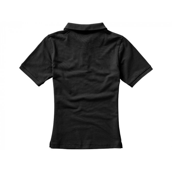 Calgary женская футболка-поло с коротким рукавом, антрацит