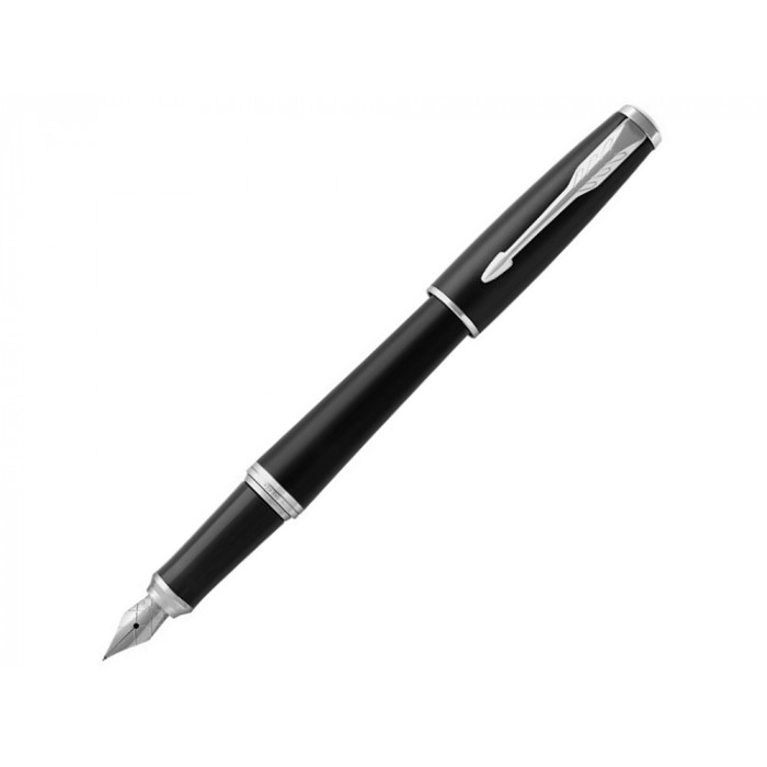 Перьевая ручка Parker Urban Core, (матовый черный лак) Muted Black CT, F309, перо: F, цвет чернил: b