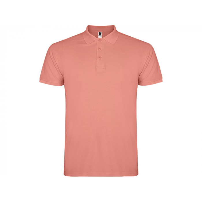 Рубашка поло Star мужская, оранжевая глина