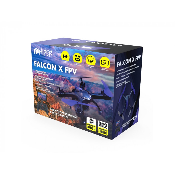 Радиоуправляемый квадрокоптер HIPER FALCON X FPV