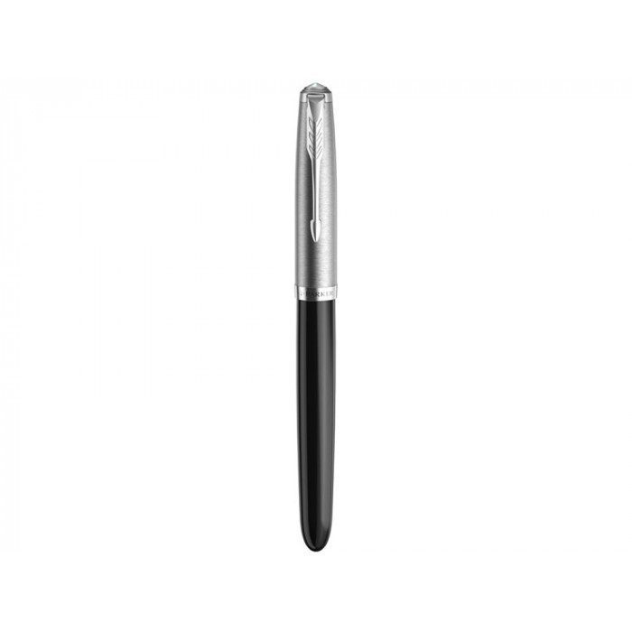 Перьевая ручка Parker 51 CORE BLACK CT, перо: F, цвет чернил: black, в подарочной упаковке.