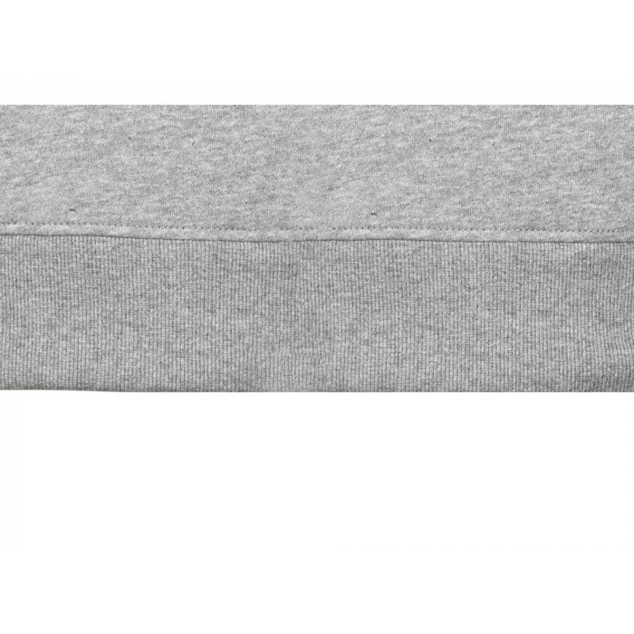 Толстовка с капюшоном оверсайз Lisbon унисекс, серый меланж