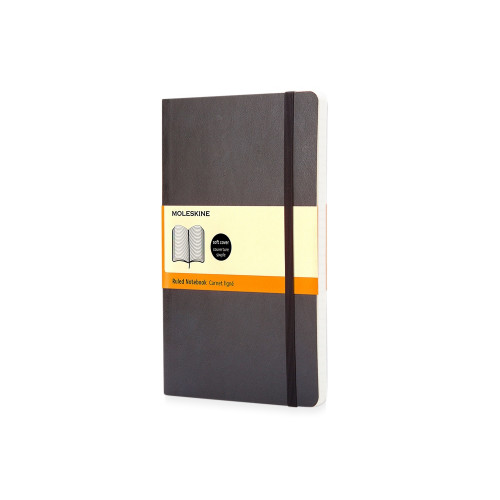 Записная книжка Moleskine Classic Soft (в линейку), Large (13х21см), черный