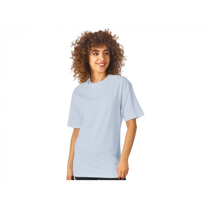 Футболка из френч терри Warsaw унисекс 220гр, небесно-голубой