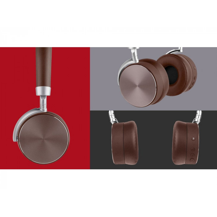 Беспроводные наушники Rombica mysound BH-13 Brown ANC, коричневый Беспроводные наушники Rombica mysound BH-13 Brown ANC, коричневый