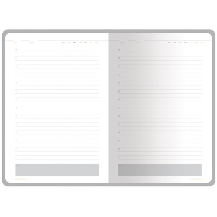 Ежедневник А5 недатированный Mercury, оранжевый