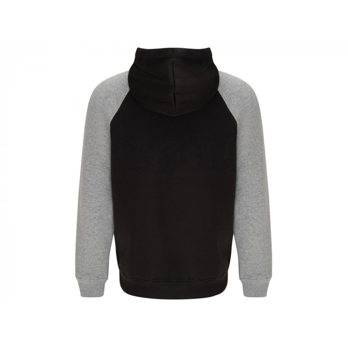 Толстовка с капюшоном Badet мужской, черный/серый меланж