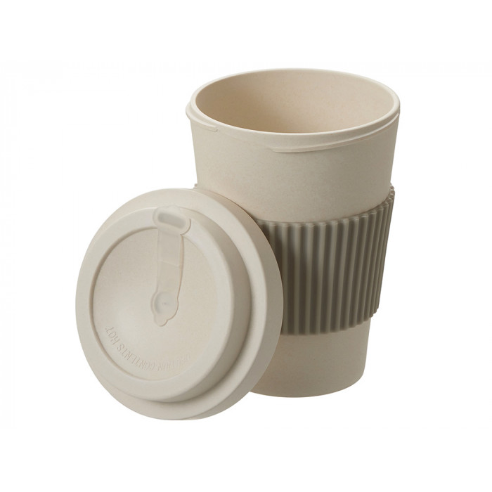 Термокружка Muffin из натуральных волокон, бежевый