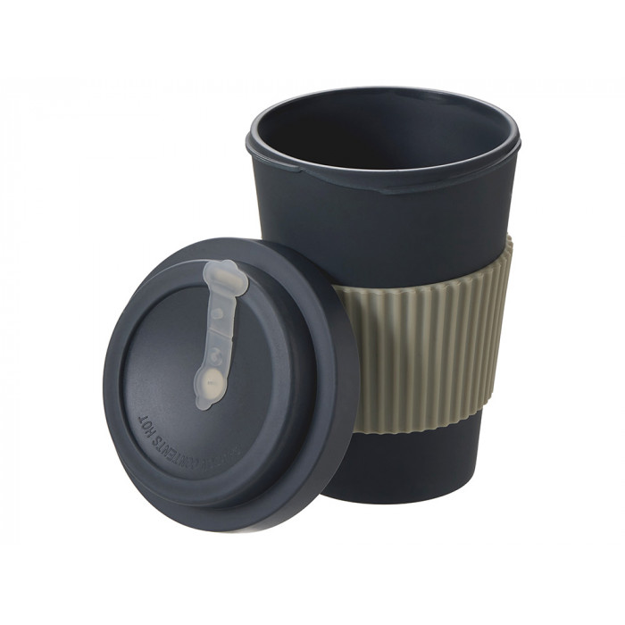 Термокружка Muffin из натуральных волокон, темно-серый