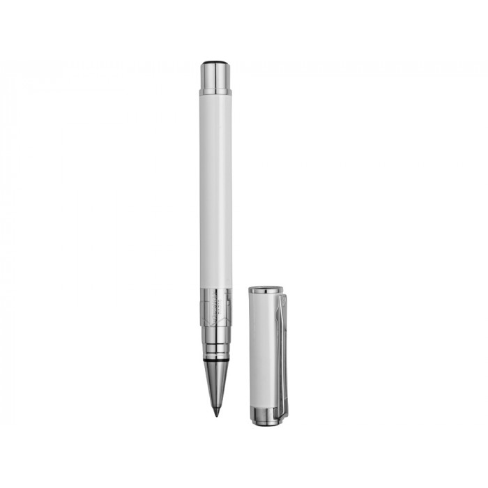 Ручка роллер Waterman Perspective Pure White CT F, белый/серебристый