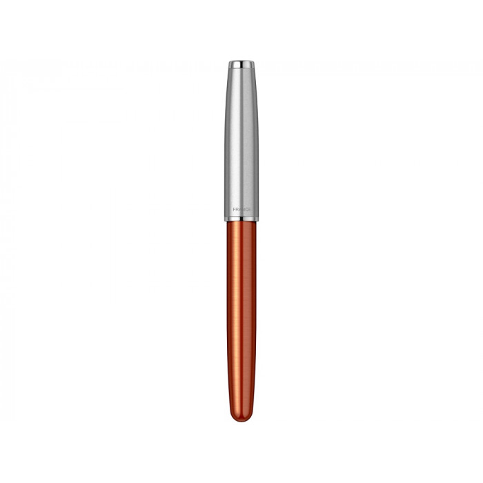 Перьевая ручка Parker Sonnet Essentials Orange SB Steel CT, перо: F, цвет чернил black, в подарочной упаковке.