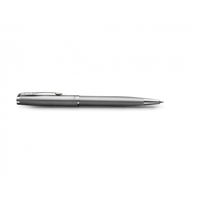 Шариковая ручка Parker Sonnet Stainless Steel CT, толщина линии M, цвет чернил черный, в подарочной упаковке