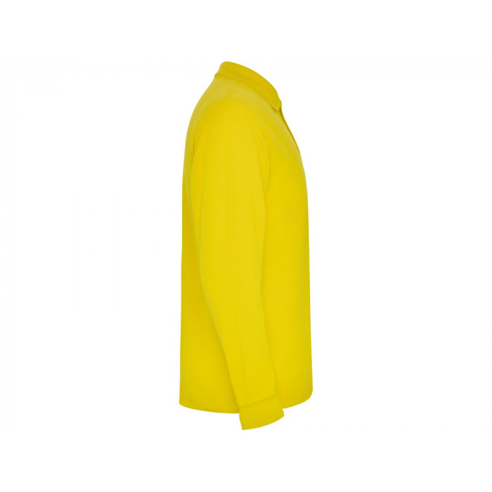 Рубашка поло Estrella мужская с длинным рукавом, желтый
