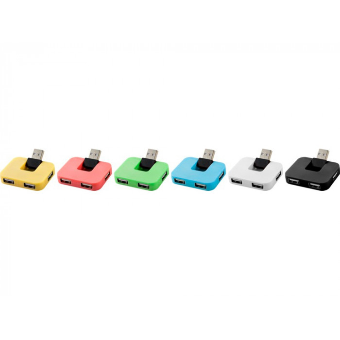 USB Hub Gaia на 4 порта, белый