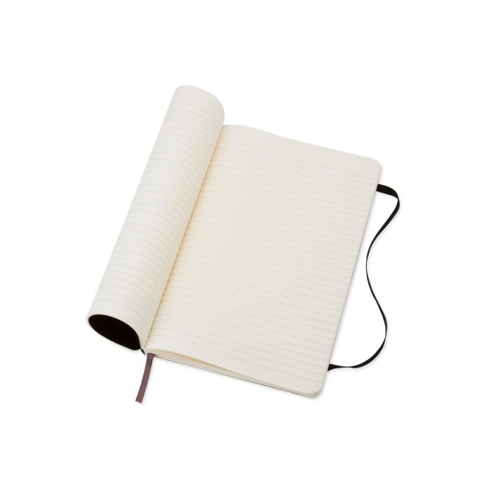 Записная книжка Moleskine Classic Soft (в линейку), Large (13х21см), черный