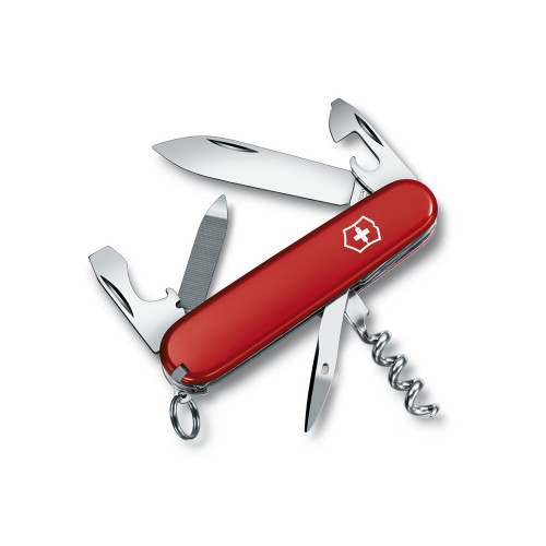 Нож перочинный VICTORINOX Sportsman, 84 мм, 13 функций, красный