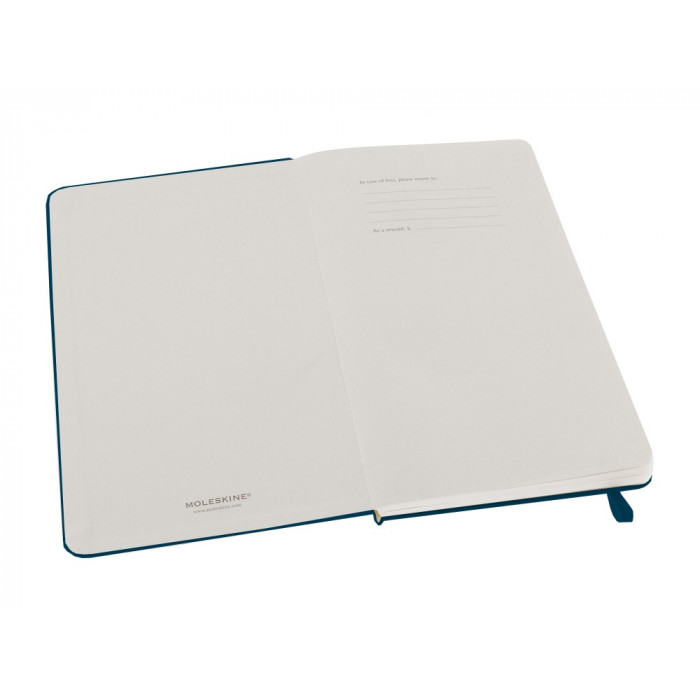 Записная книжка Moleskine Classic (в линейку) в твердой обложке, Large (13х21см), сапфир