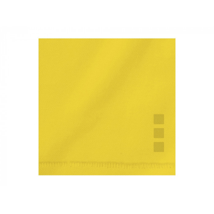 Calgary мужская футболка-поло с коротким рукавом, желтый