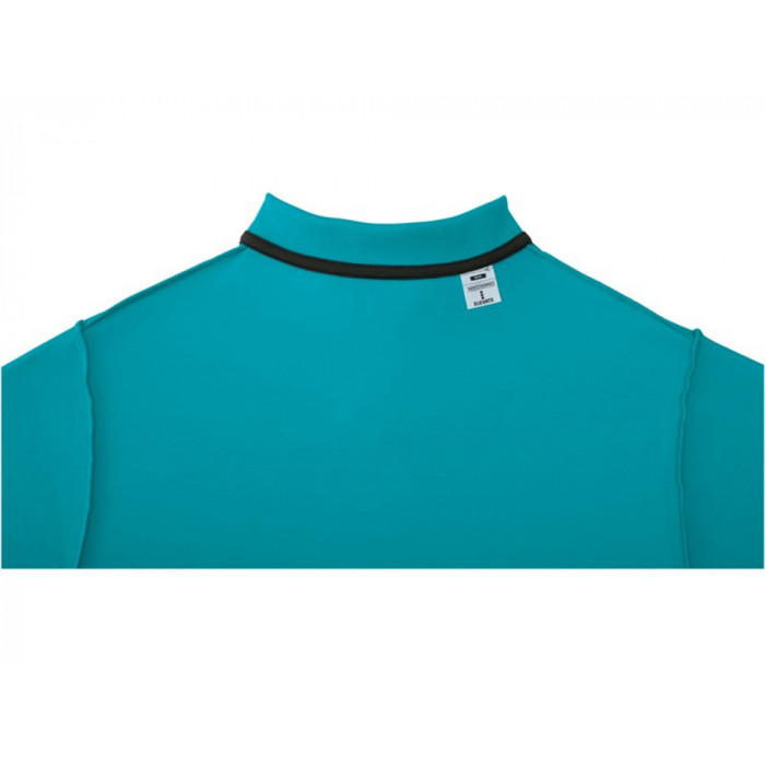 Мужское поло Helios с коротким рукавом, аква