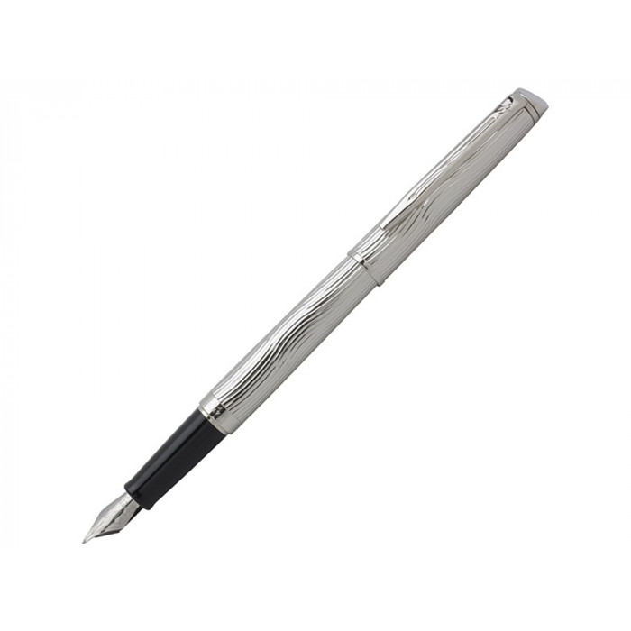 Перьевая ручка Waterman Hemisphere Deluxe , цвет: Metal CT, перо: F