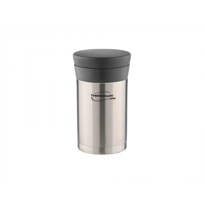 Термос из нерж. стали для еды тм ThermoCafe DFJ-500 food flask, 0.5L, металлический