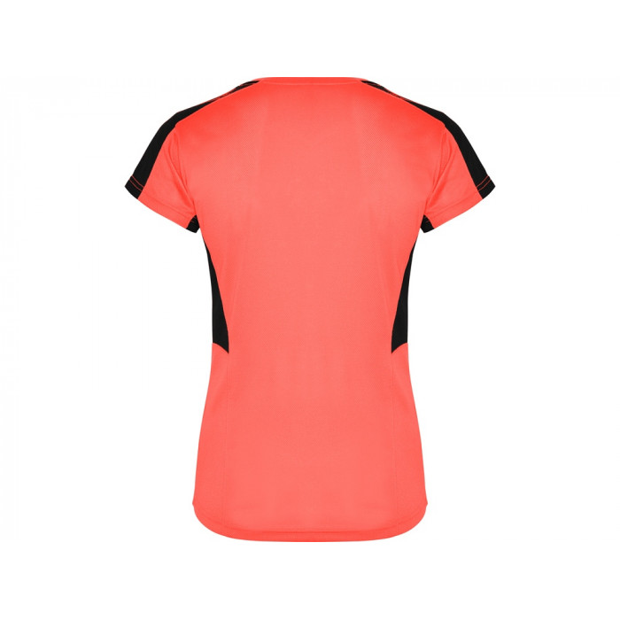 Футболка Suzuka женская, неоновый коралловый/черный