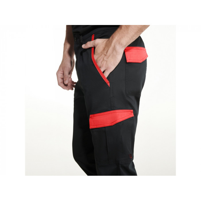 Брюки Trooper, черный/красный