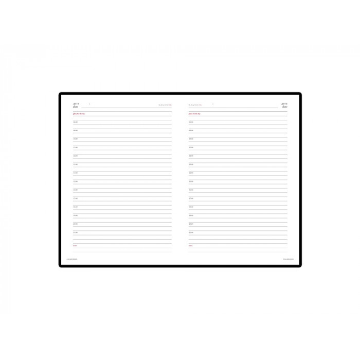 Ежедневник А5 недатированный Leader, серый