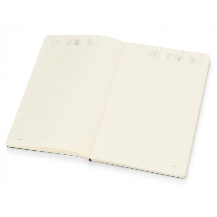 Ежедневник А5 недатированный Megapolis Velvet Flex, коричневый