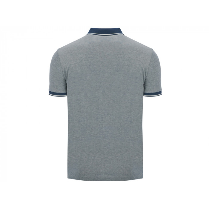 Рубашка поло Bowie мужская, меланжевый нэйви