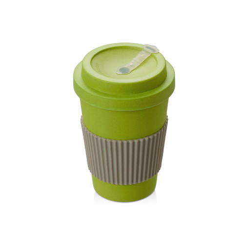 Термокружка Muffin из натуральных волокон, зеленое яблоко (Р)