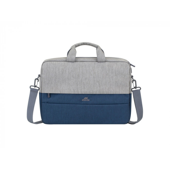 RIVACASE 7532 grey/dark blue сумка для ноутбука 15.6''