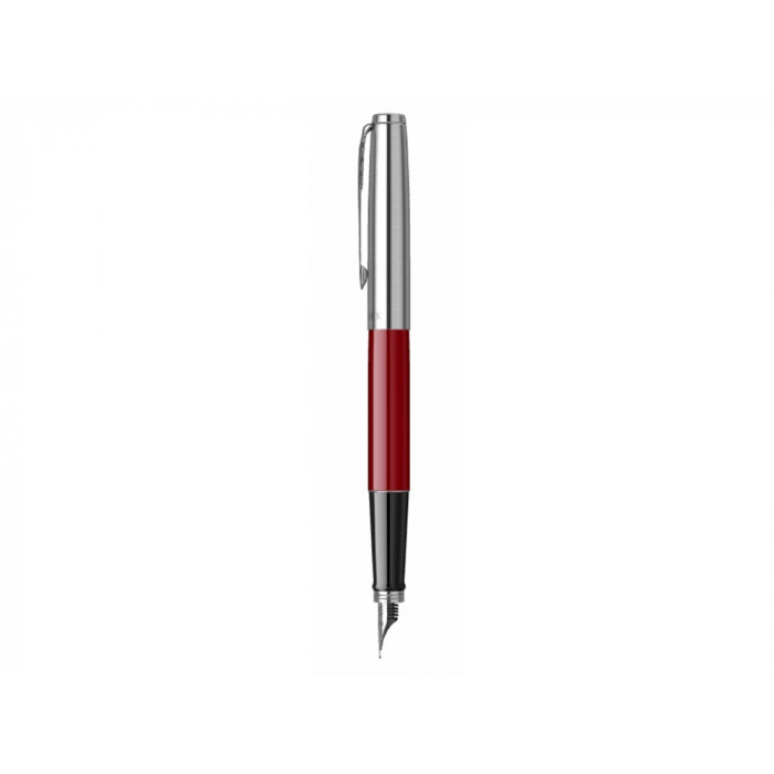 Перьевая ручка Parker Jotter Red CT , перо: F, цвет чернил: black, в подарочной упаковке