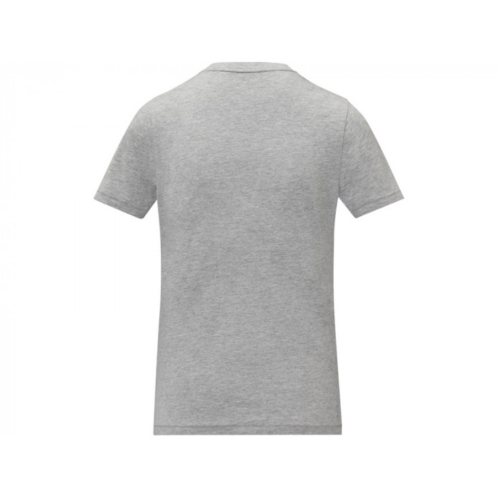 Somoto Женская футболка с коротким рукавом и V-образным вырезом , серый яркий