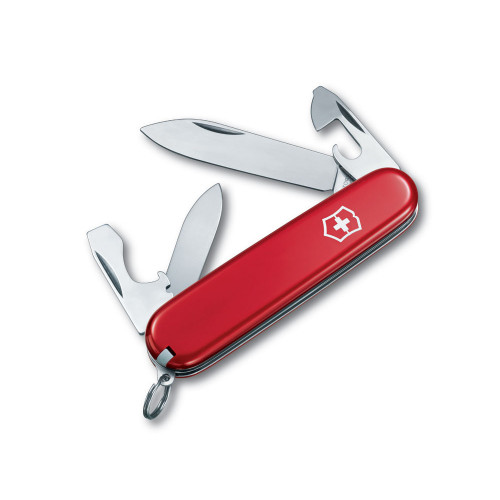 Нож перочинный VICTORINOX Recruit, 84 мм, 10 функций, красный