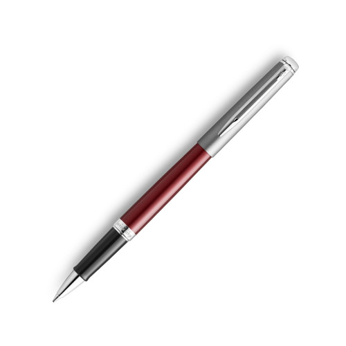 Ручка роллер Waterman Hemisphere Entry Point Stainless Steel with Red Lacquer в подарочной упаковке