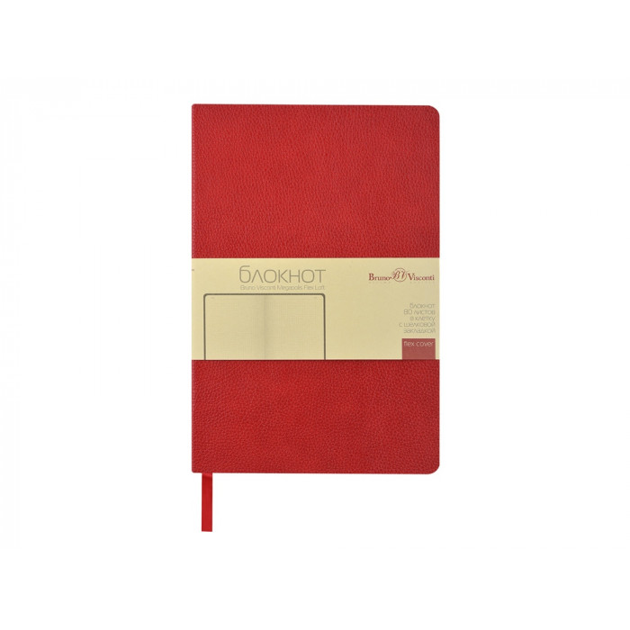 Блокнот А5 Megapolis Flex Loft, красный