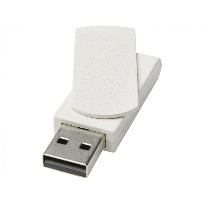 Rotate, USB-накопитель объемом 16 ГБ из пшеничной соломы, бежевый Rotate, USB-накопитель объемом 16 ГБ из пшеничной соломы, бежевый