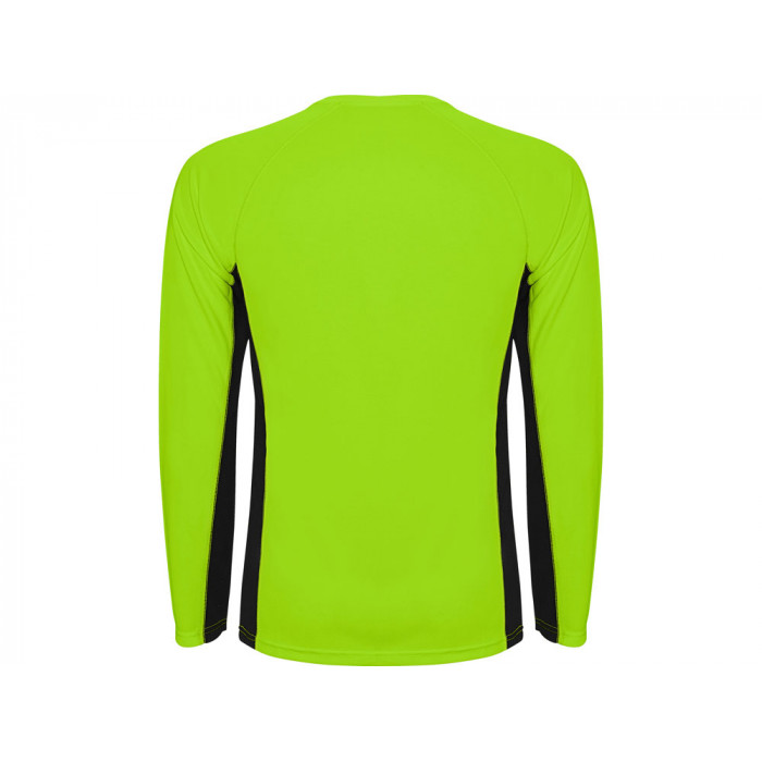 Футболка Shanghai  мужская с длинным рукавом, неоновый зеленый/черный