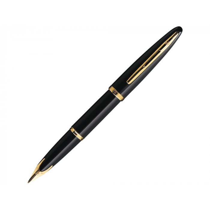 Перьевая ручка Waterman Carene, цвет: Black GT, перо: F