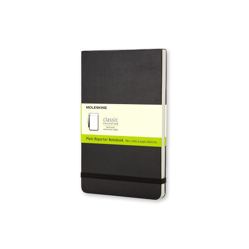 Записная книжка Moleskine Reporter (нелинованная), Pocket (9х14см), черный